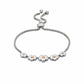 Clogau Sterling Silver Forget Me Not Adjustable Bracelet 3SFMN904