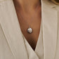 Clogau Nature's Wonder Sterling Silver Forget Me Not Locket Necklace 3SFMN907