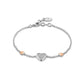Clogau Forever Yours Sterling Silver Love Heart Bracelet with Swarovski® Zirconia