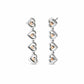 Clogau Sterling Silver Tree Of Life Adjustable Stud and Drop Earrings 3SHEA884