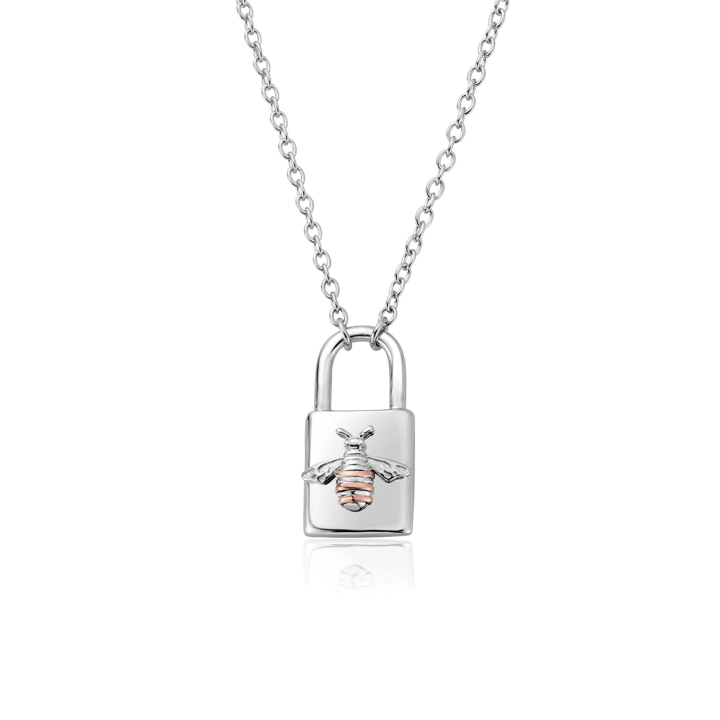 Clogau Honey Bee Padlock Necklace