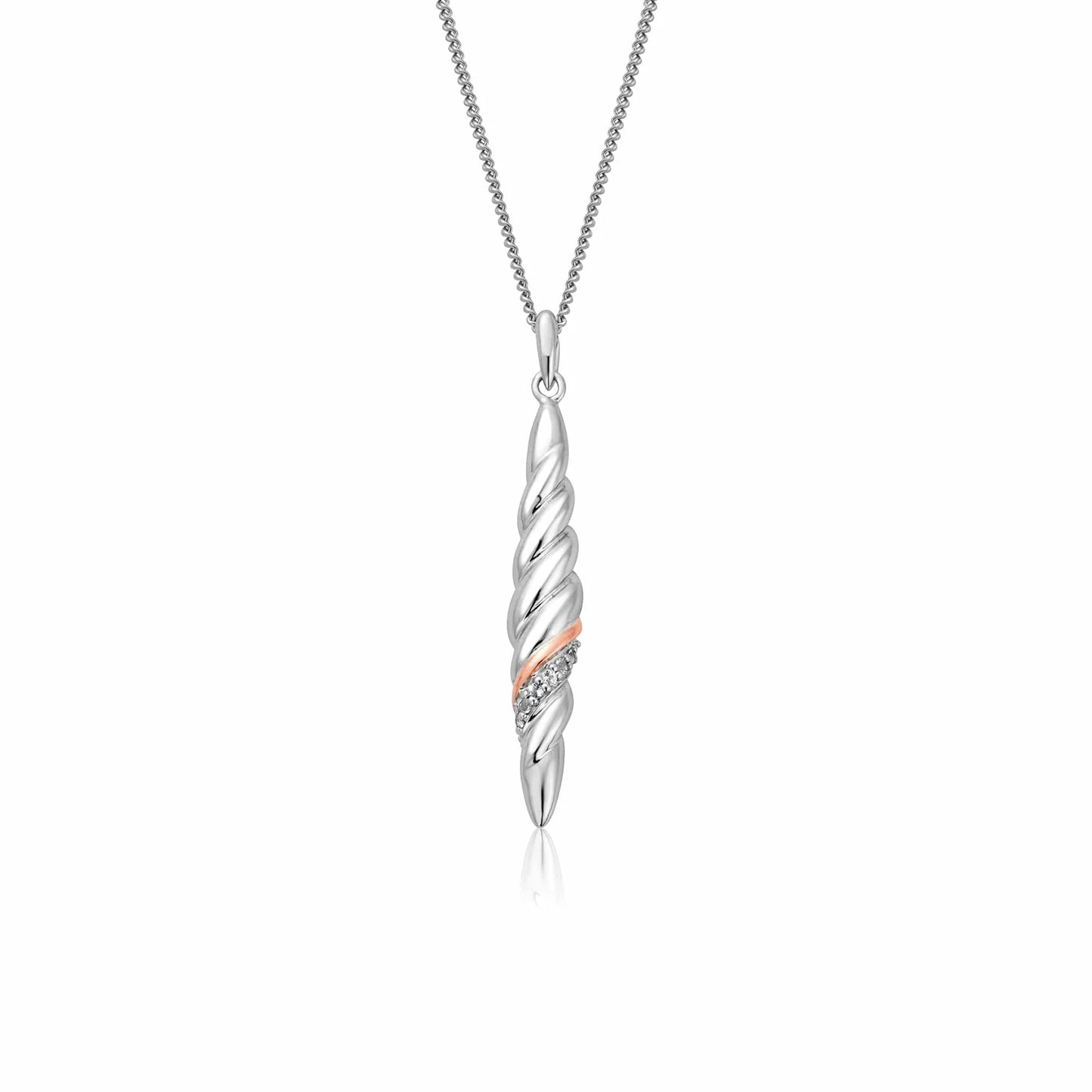 Clogau Lover's Twist Necklace 3SLTW0613