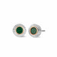 Clogau Padarn Malachite Stud Earrings 3SMCH0754