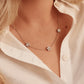 Clogau Nature's Wonder Sterling Silver Forget-Me-Not Adjustable Necklace