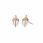 Clogau Sterling Silver Royal Oak Leaf Acorn Stud Earrings 3SOAK902