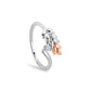 Clogau Lilibet Sky Blue Topaz Crossover Ring 3SQNM0726-L Size L