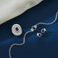 Royal Clogau® Sterling Silver Diana Bracelet with Sapphire & Swarovski® Zirconia 3SROY1407