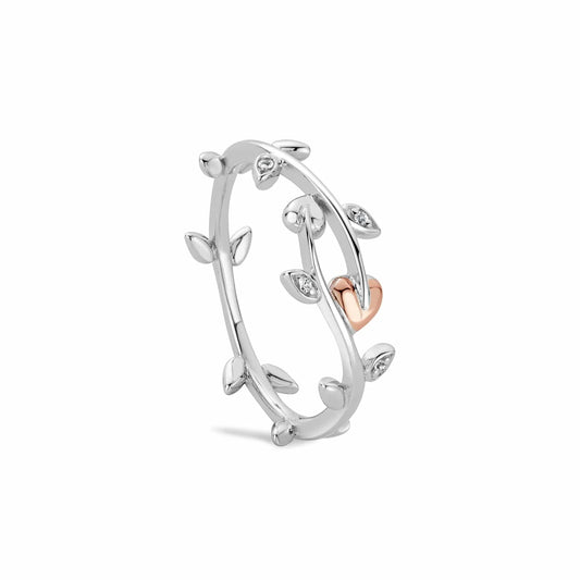 Clogau Tree Of Life Infinity White Topaz Ring Size O 3STOL0236-O