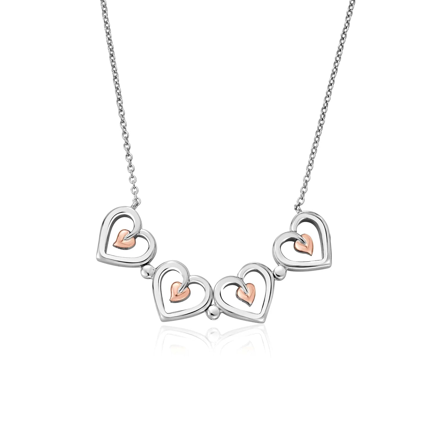 Clogau Tree of Life Heart Necklace 3STOL0623