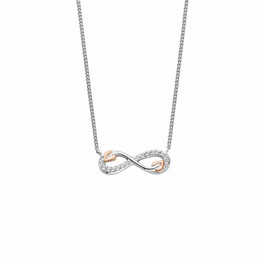 Clogau Tree Of Life Infinity White Topaz Necklace 3STOL0735