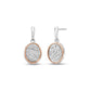 Clogau Sterling Silver Filigree Tree Of Life Drop Earrings 3STOL764