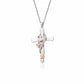 Clogau Tree Of Life Cross Vine Necklace