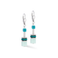 Coeur De Lion Iconic Green and Aqua Drop Earrings