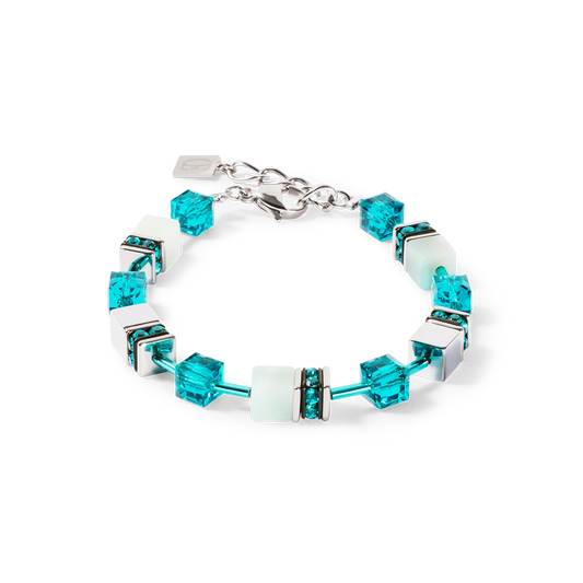 Coeur De Lion Iconic Green Aqua Blue Bracelet