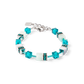 Coeur De Lion Iconic Green Aqua Blue Bracelet