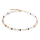 Coeur De Lion White Crystal Pearl Iconic Necklace