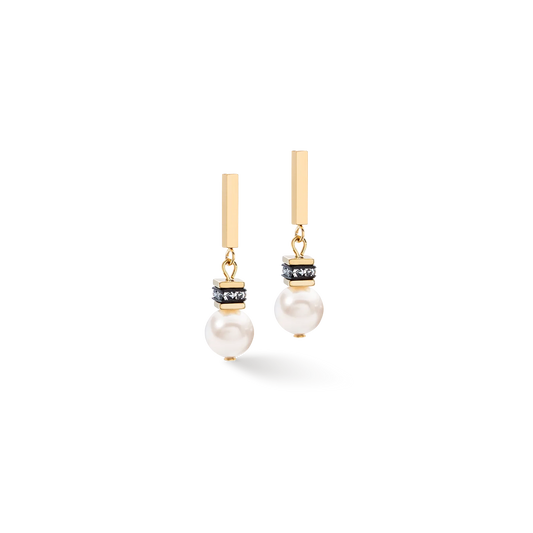 Coeur De Lion Iconic Pearl Mix Drop Earrings