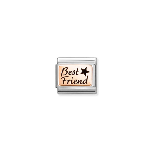 Nomination Composable Classic Rose Gold Best Friend Charm  430111/34