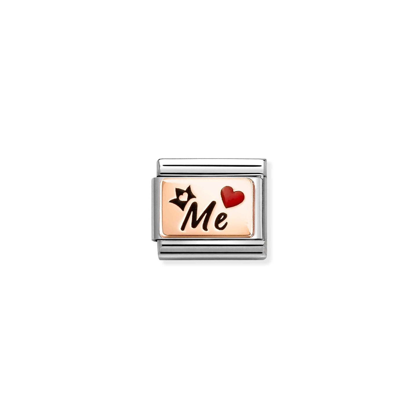 Nomination Classic Rose Gold Me Heart Charm 430204/09