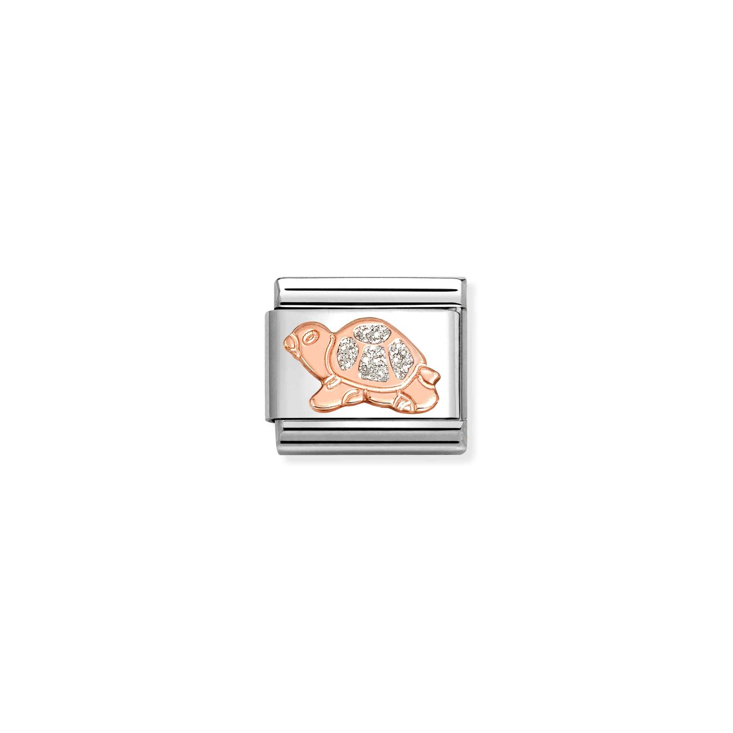 Nomination Classic Rose Gold Glitter Turtle Charm 430205/34