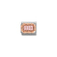 Nomination Composable Classic Rose Gold Pink Pave Cubic Zirconia 430318/06