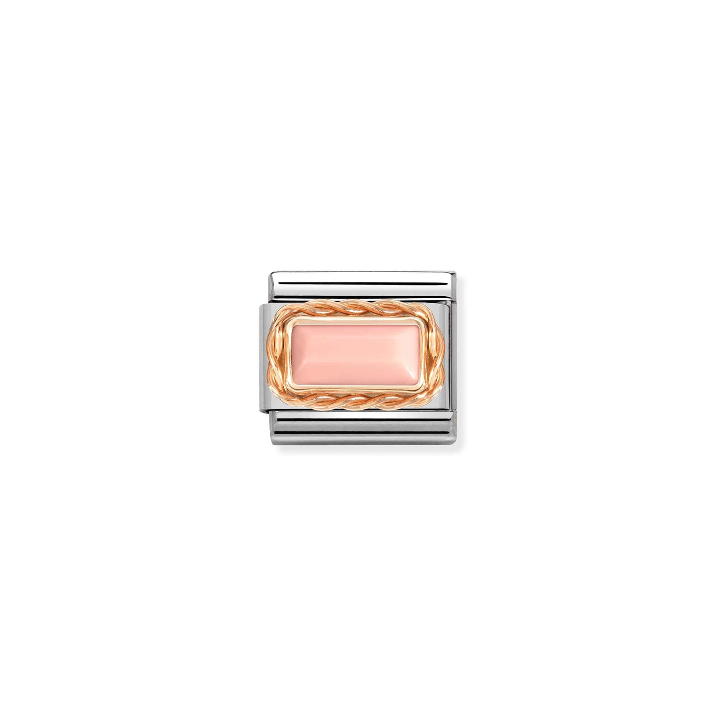 Nomination Composable Rose and Pink Baguette Cut Charm 430512/10