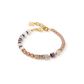 Coeur De Lion Precious Fusion Offset Shades Of Brown and Imitation Pearl Bracelet