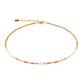 Coeur De Lion Sunset Crystal Pearl and Coral Necklace