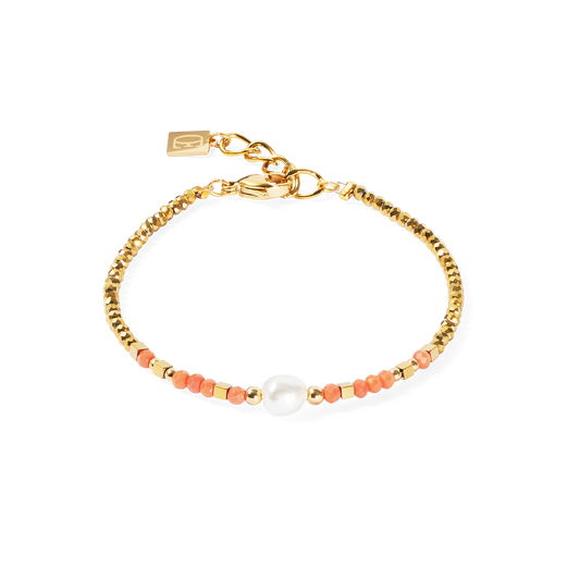 Coeur De Lion Sunset Pearl and Coral Bracelet