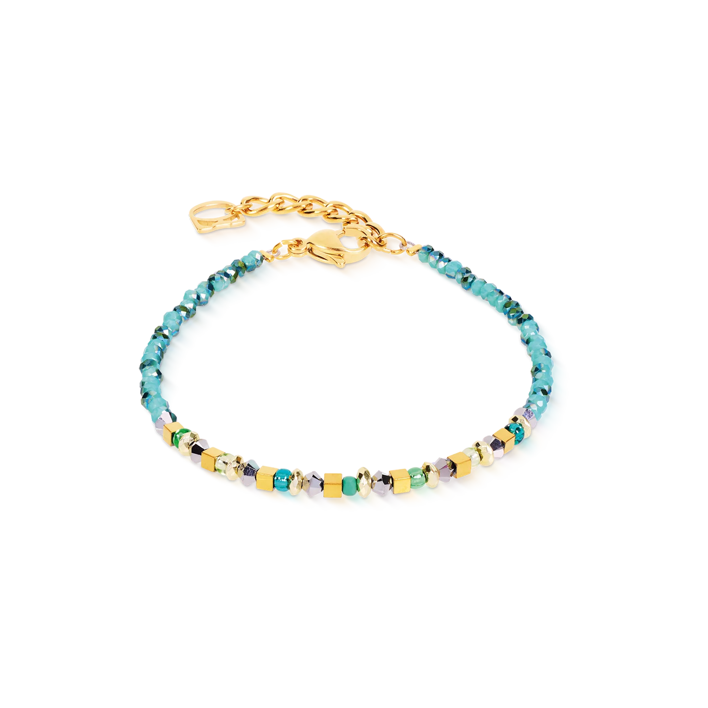 Coeur De Lion Bracelet Golden Whisper Green and Gold