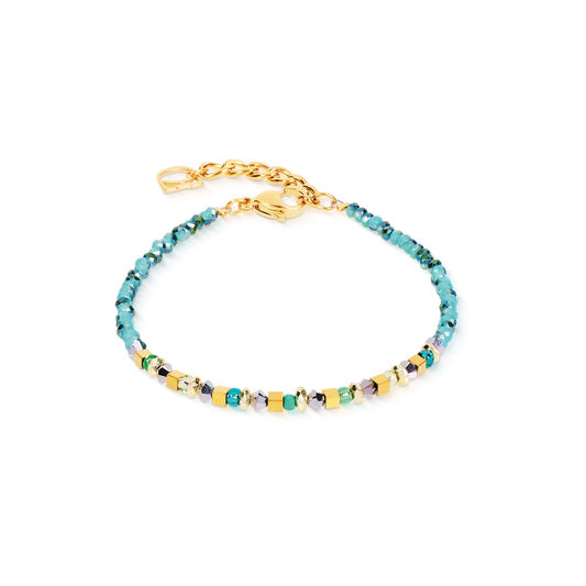 Coeur De Lion Bracelet Golden Whisper Green and Gold