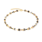 Coeur De Lion Necklace Urban Nature Cube Beige and Gold