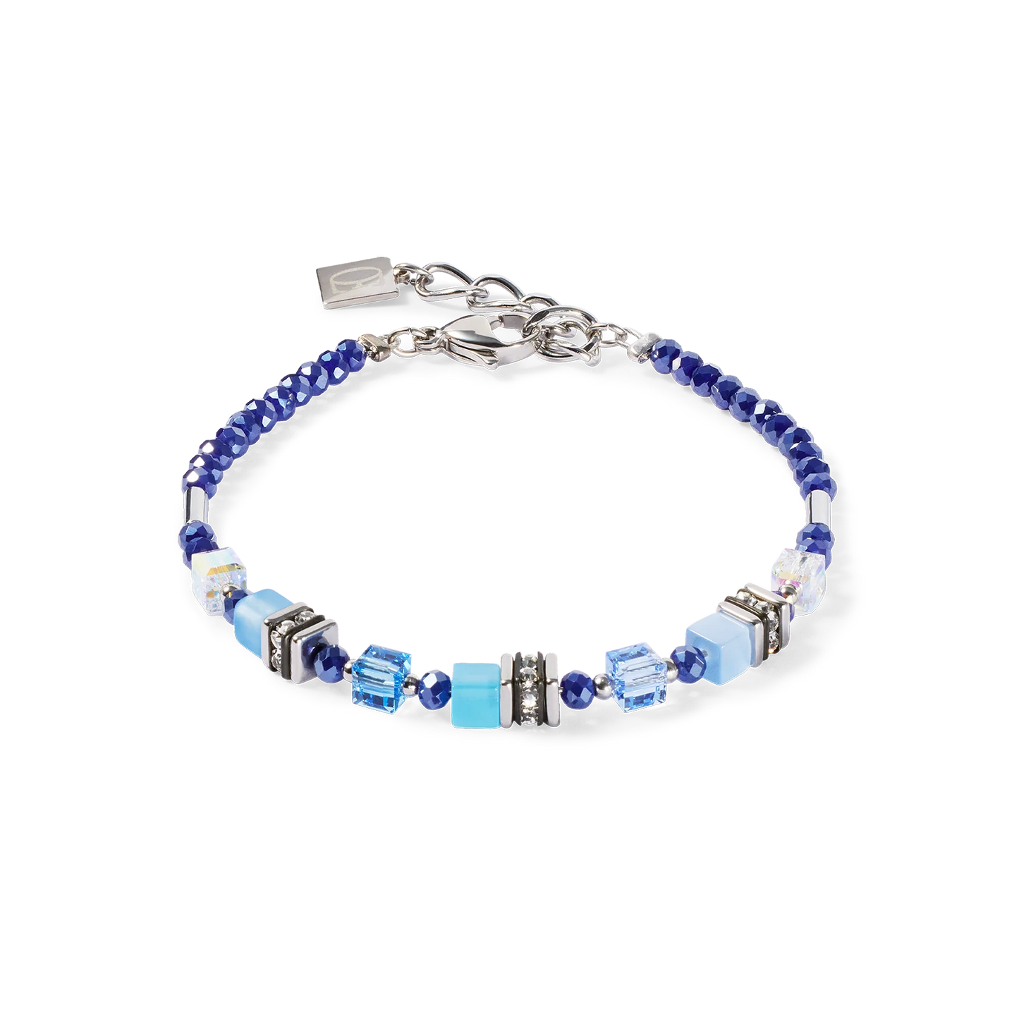 Coeur De Lion Bracelet Mini Cubes Blue