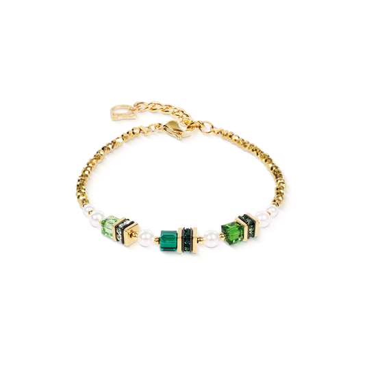 Coeur De Lion Bracelet Sparkling Princess Emerald Green