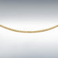 9ct Yellow Gold Adjustable 16-18" Fine Flat Curb Chain
