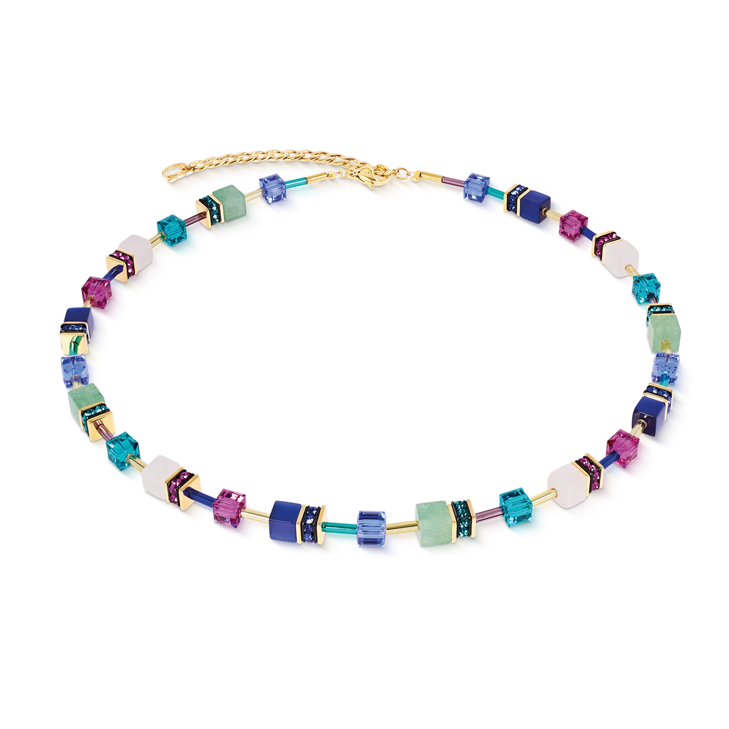 Coeur De Lion GeoCUBE® Iconic Precious Necklace Gem Harmony
