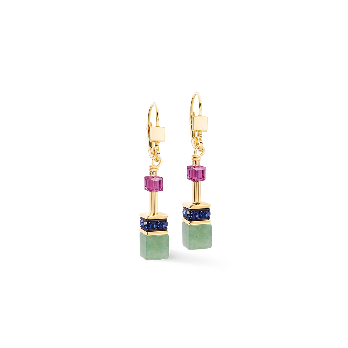 Coeur De Lion GeoCUBE® Iconic Precious Gem Harmony Drop Earrings