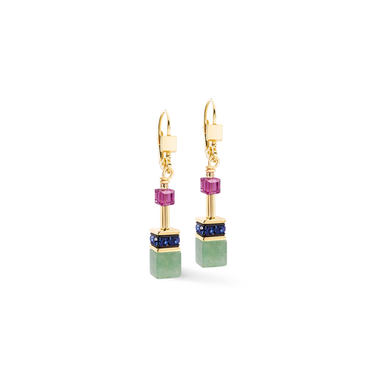 Coeur De Lion GeoCUBE® Iconic Precious Gem Harmony Drop Earrings