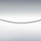 Sterling Silver 1.4mm Panza Curb Chain 18"