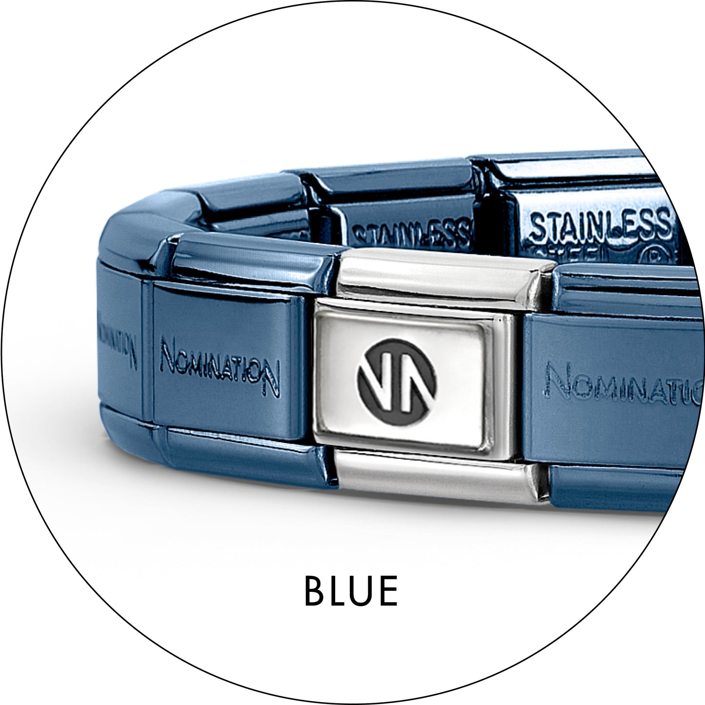 Nomination Classic Composable Blue Starter Bracelet 530301SI/01