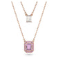 Swarovski Rose Gold Tone Millenia Layered Necklace 5640558
