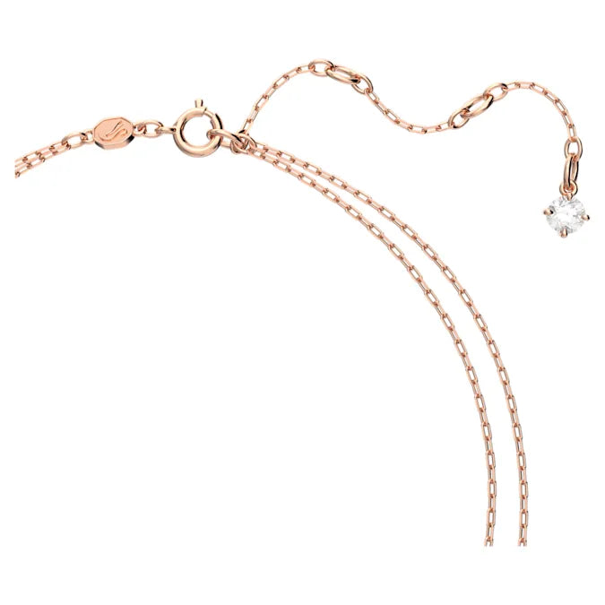 Swarovski Rose Gold Tone Millenia Layered Necklace 5640558