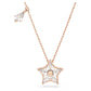 Swarovski Stella Rose Gold Plated Star Necklace 5645463