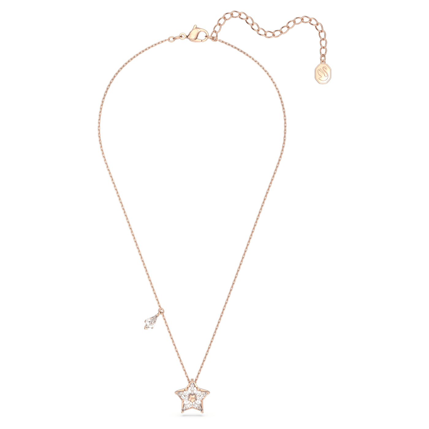 Swarovski Stella Rose Gold Plated Star Necklace 5645463