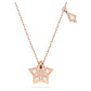 Swarovski Stella Rose Gold Plated Star Necklace 5645463