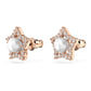 Swarovski Stella Rose Gold Plated Stud Earrings 5645465