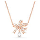 Swarovski Rose Gold Plated Volta Bow Necklace 5656741