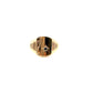 Pre-Owned 9ct Yellow Gold Gents Sapphire Signet Ring Size X