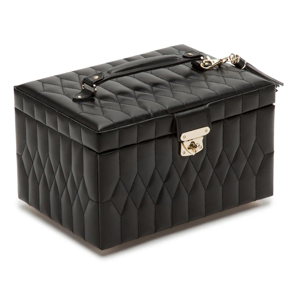 WOLF 1984 Medium Black Jewellery Box 329771