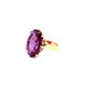 Pre-Owned Large Oval Purple Stone Ring